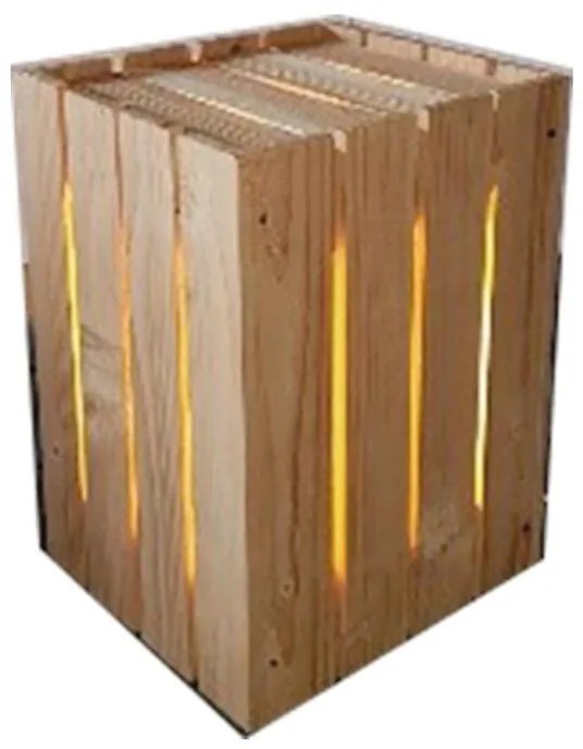 Tronco cubo in abete grezzo 300 x 300 x 450 mm