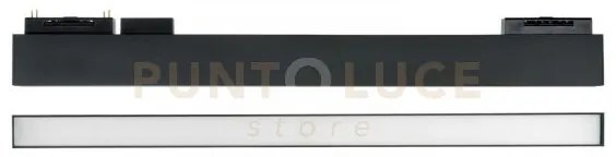 Sistema lineare arca wide 25w 3000k bk