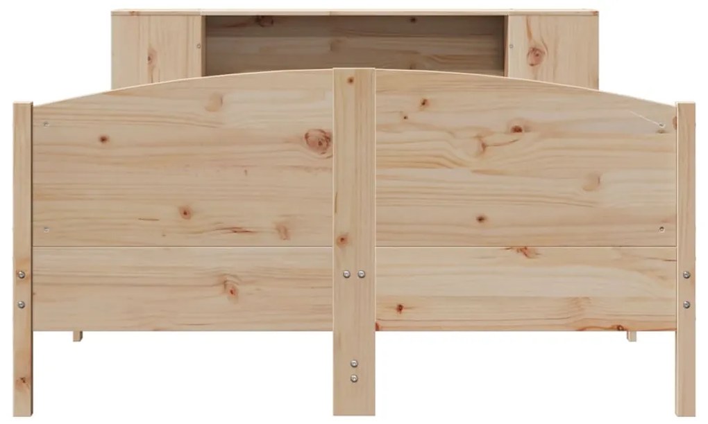 Letto libreria senza materasso 150x200 cm in legno di pino