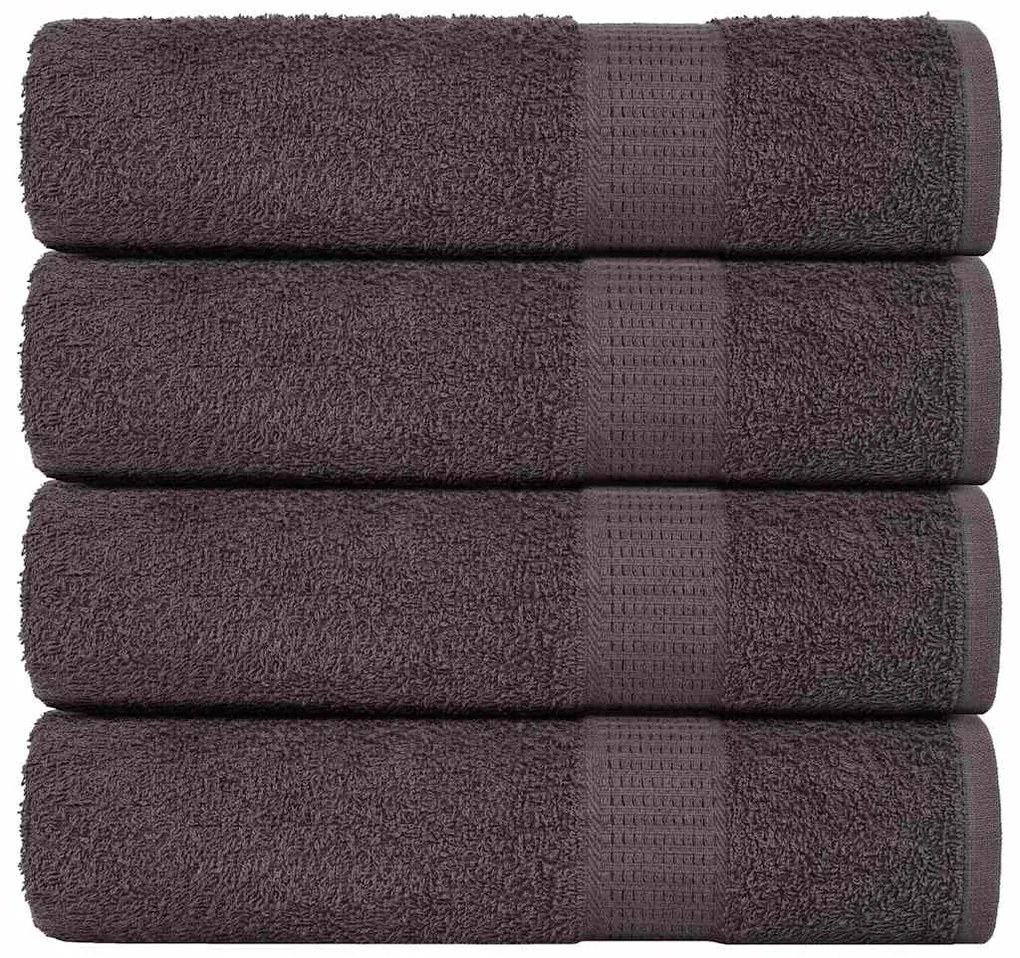 Asciugamani Da Bagno 4 Pz 100x150 Cm 360 G/m² 100% Cotone /