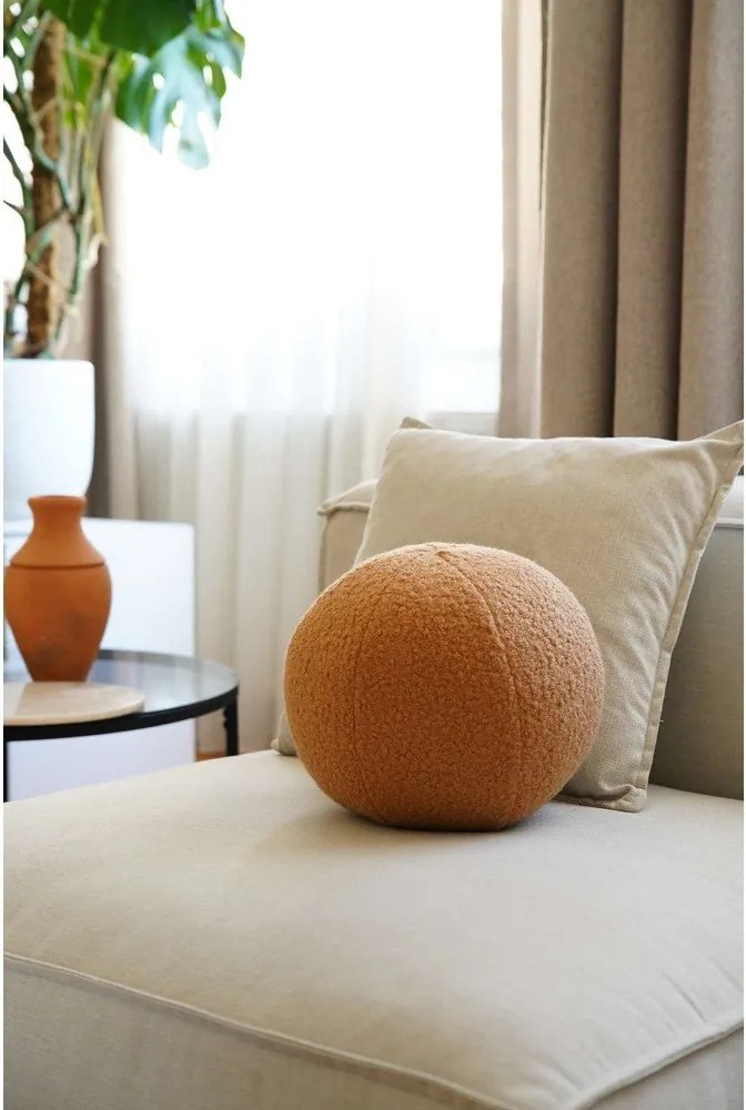 Cuscino decorativo in bouclé ø 25 cm Top – Mioli Decor