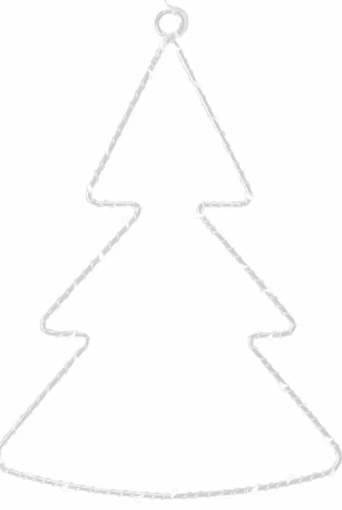 Decorazione natalizia luminosa bianca a sospensione Liva – Sirius