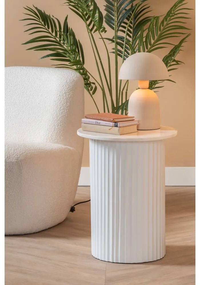 Tavolino rotondo in marmo ø 50 cm Luscious - Leitmotiv