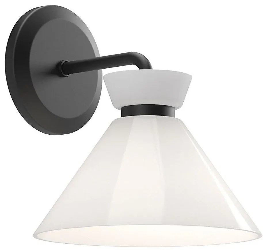 Alora Mood ALM-HALSTON-1WB-BK - Lampada da parete HALSTON 1xE14/40W/230V nera