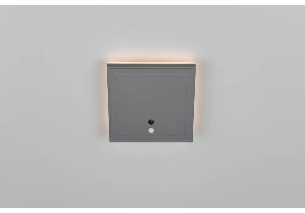 Illuminazione esterna LED con sensore di movimento da parete (altezza totale 14 cm) Fortaleza – Trio