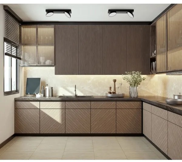 ITALUX SPL-31976-2B-BK - Faretto LED CASTELIO 2xLED/5W/230V 4000K nero