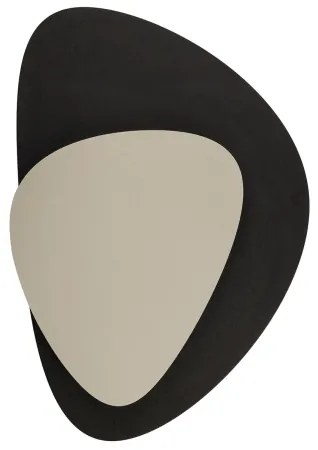 Applique a LED PEDRA LED/7W/230V nero/beige