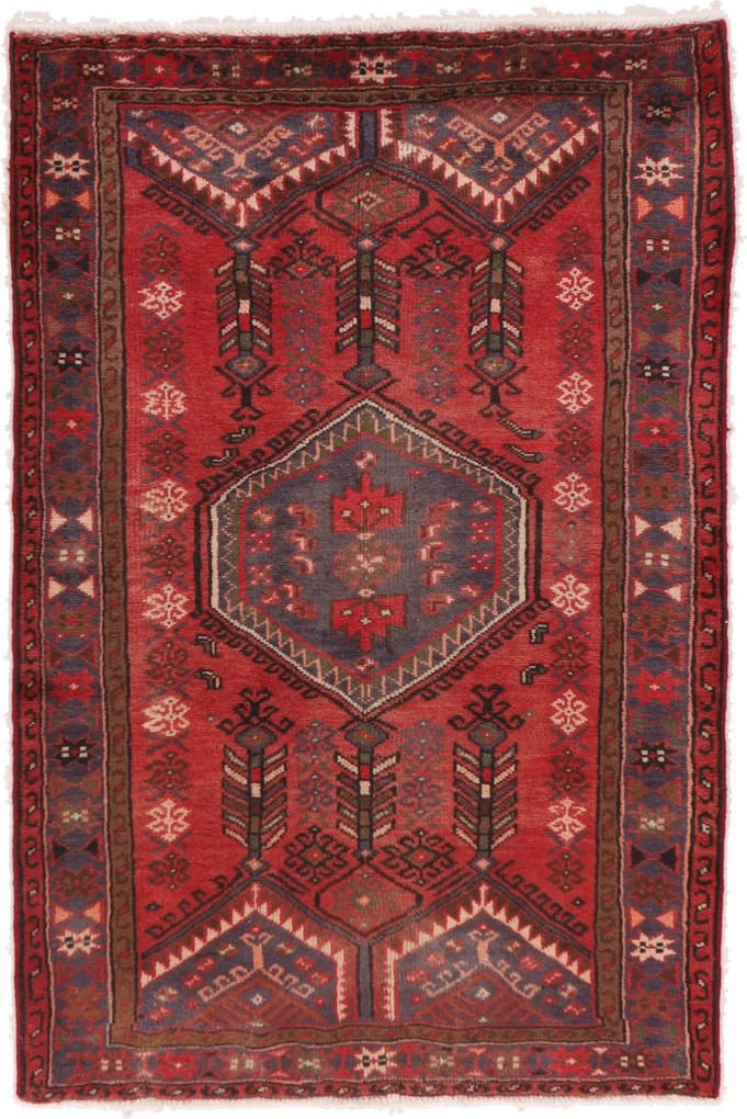 Hamedan Tappeto 160 x 110 (Iran) Annodato A Mano