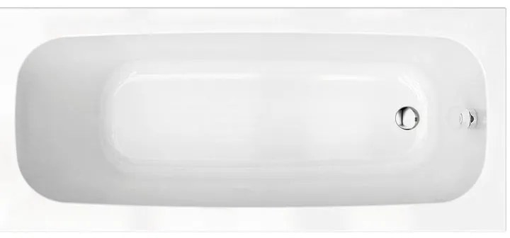 Vasca rettangolare Tag bianco 75 x 170 cm