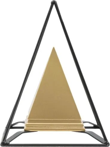 Piramide Gold Con Ferro Cm 15X15X21