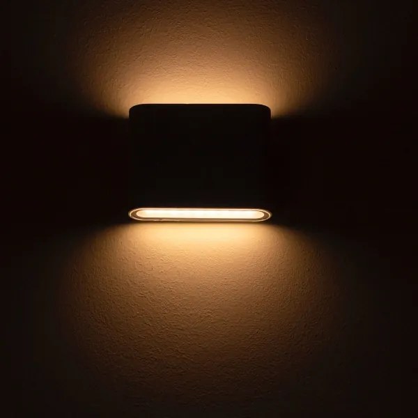 Zuma Line SJ22621- Applique a LED da esterno SHADOW LED/12W/230V IP65 nero