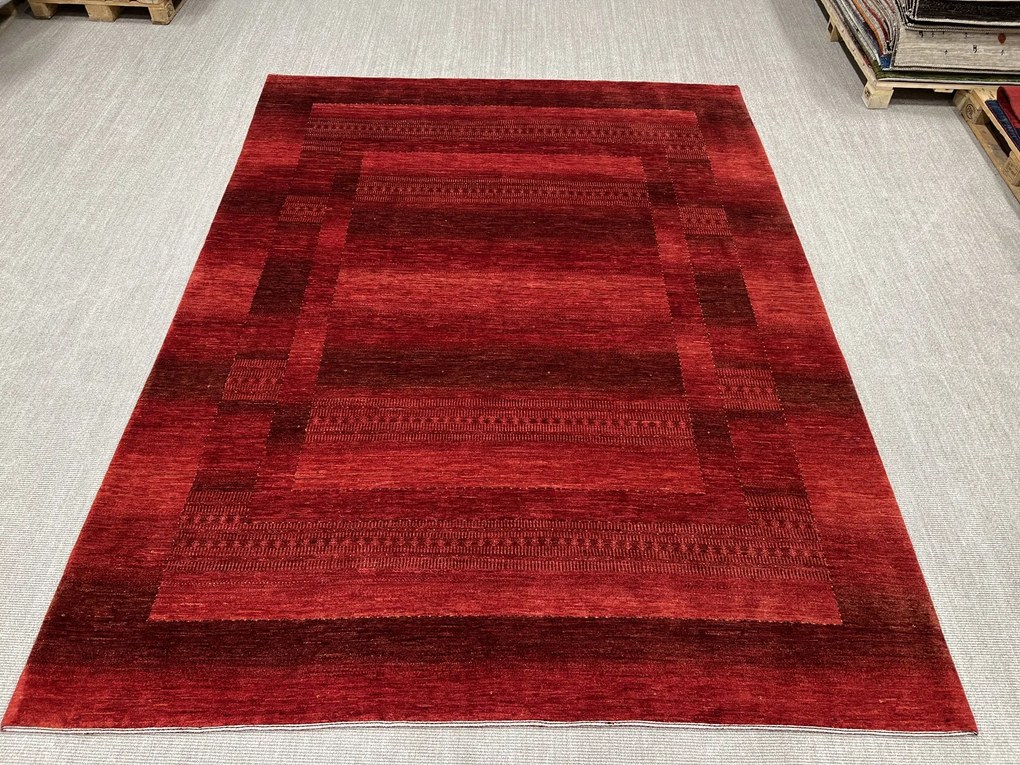 Loribaft Tappeto 330x250 Rosso (Iran) Annodato A Mano