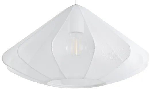 Eglo 43997 - Lampadario a sospensione con filo DOLWEN 1xE27/40W/230V diametro 42,5 cm bianco