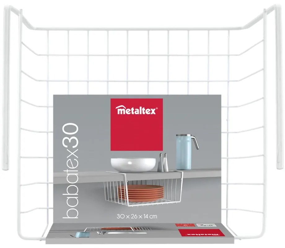 Cestino in acciaio sospeso - Metaltex