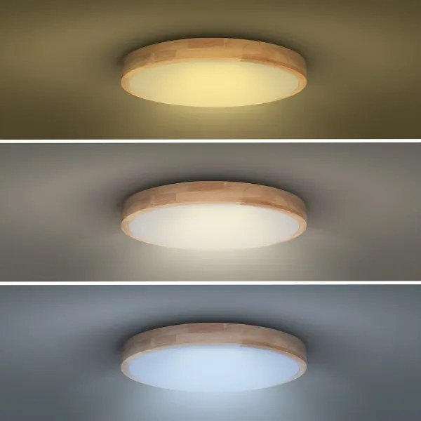 Solight WO8010 - Lampada LED SOLID OAK 60W/230V 3000-6500K Ø 51 cm + DO