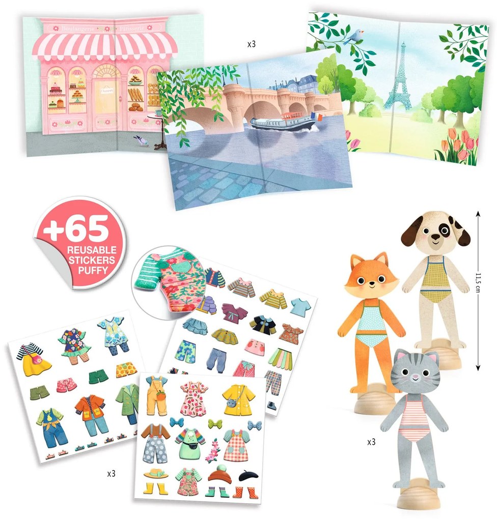 Collage per i più piccoli - Ciao Parigi