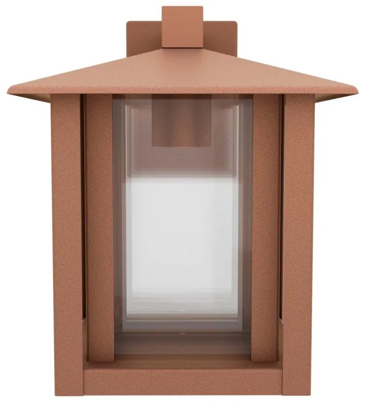 Applique Corten Mattone E27, IP54 per Esterni - Serie PILLAR Base E27