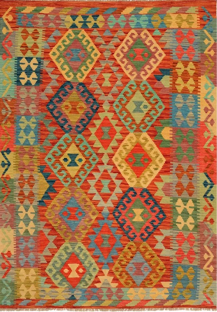 Kilim Tappeto 130x190 (Afghanistan)