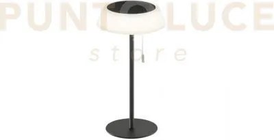 Lampada da tavolo solare ricaricabile led jin nera 1,2w 3000k 112lm...