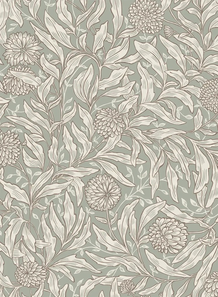 Sandberg Carta da parati Olof - Sage Green