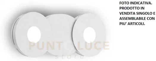 Talia-l b lampada a soffitto - lampada da parete 1 luce colore bian...