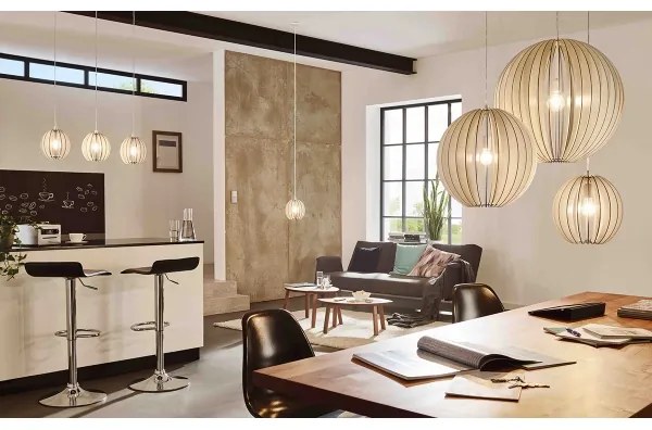 Eglo 94767 - Lampadario COSSANO 1xE27/60W/230V