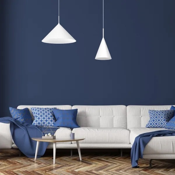 Lampada sospesa a cavo CAPITAL 1xGX53/15W/230V Ø 46 cm bianco