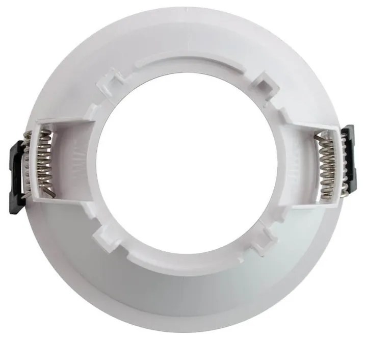 Faretto da Incasso Rotondo Fisso Bianco Foro Ø85mm in Policarbonato per GU10