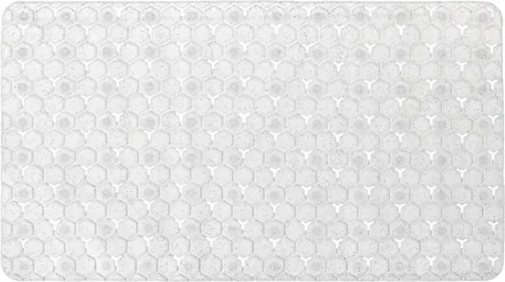 Tappeto bagno antiscivolo bianco 75x43 cm Maya