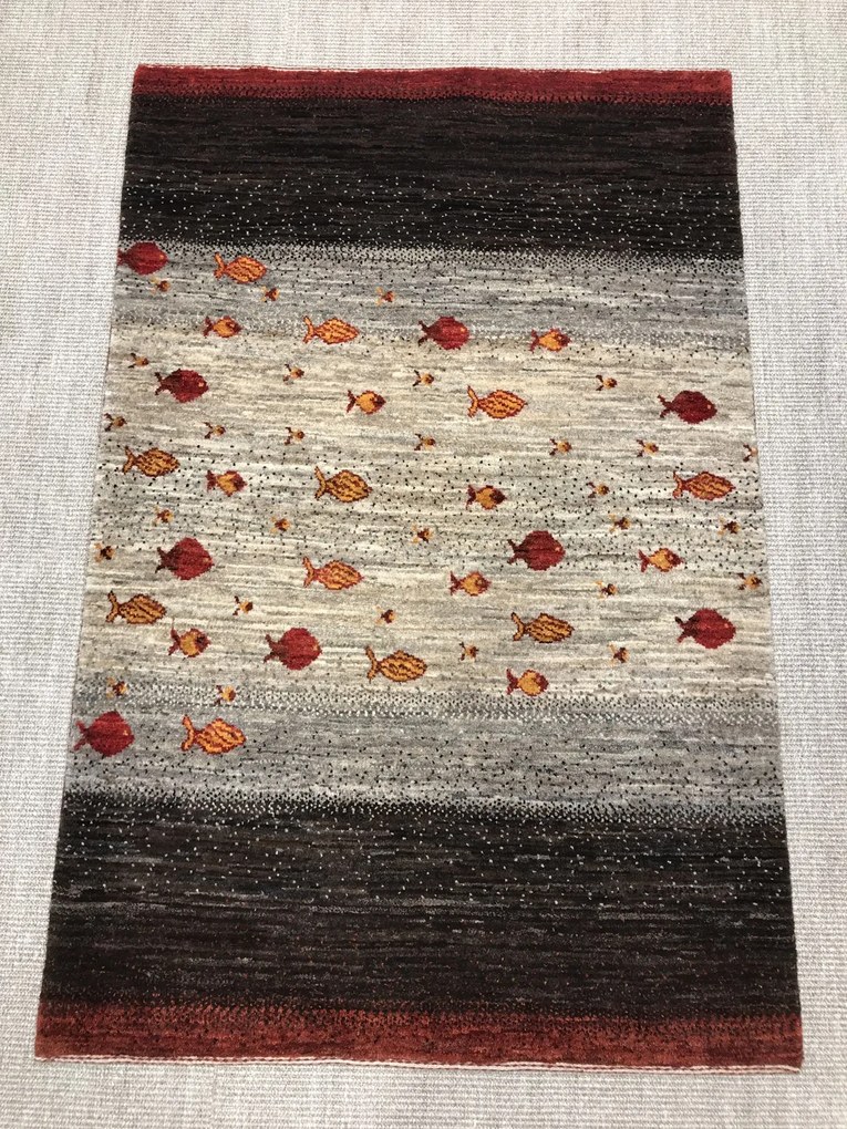 Loribaft Tappeto persiano 150 x 100 Beige (Iran) Annodato A Mano