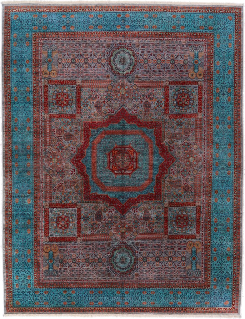 Mamluk Tappeto 310 x 400 (Pakistan) Annodato A Mano