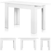 Tavolo Allungabile Cucina Sala Pranzo da 110 a 150x70x78 cm Bianco Estensibile