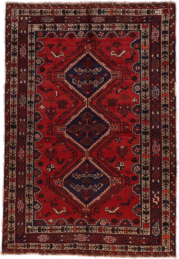 Shiraz Tappeto persiano 240x160 (Iran) Annodato A Mano