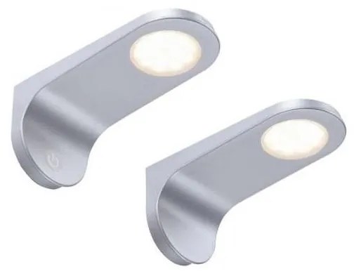 Paul Neuhaus 1157-21-2 - SET 2xLED Illuminazione per mobili dimmerabile AMON 5,2W/230V