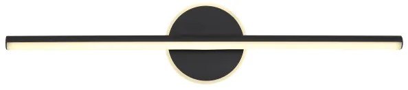 Globo 41924S - Illuminazione a LED per specchi da bagno PEPE LED/10W/230V IP44 nero