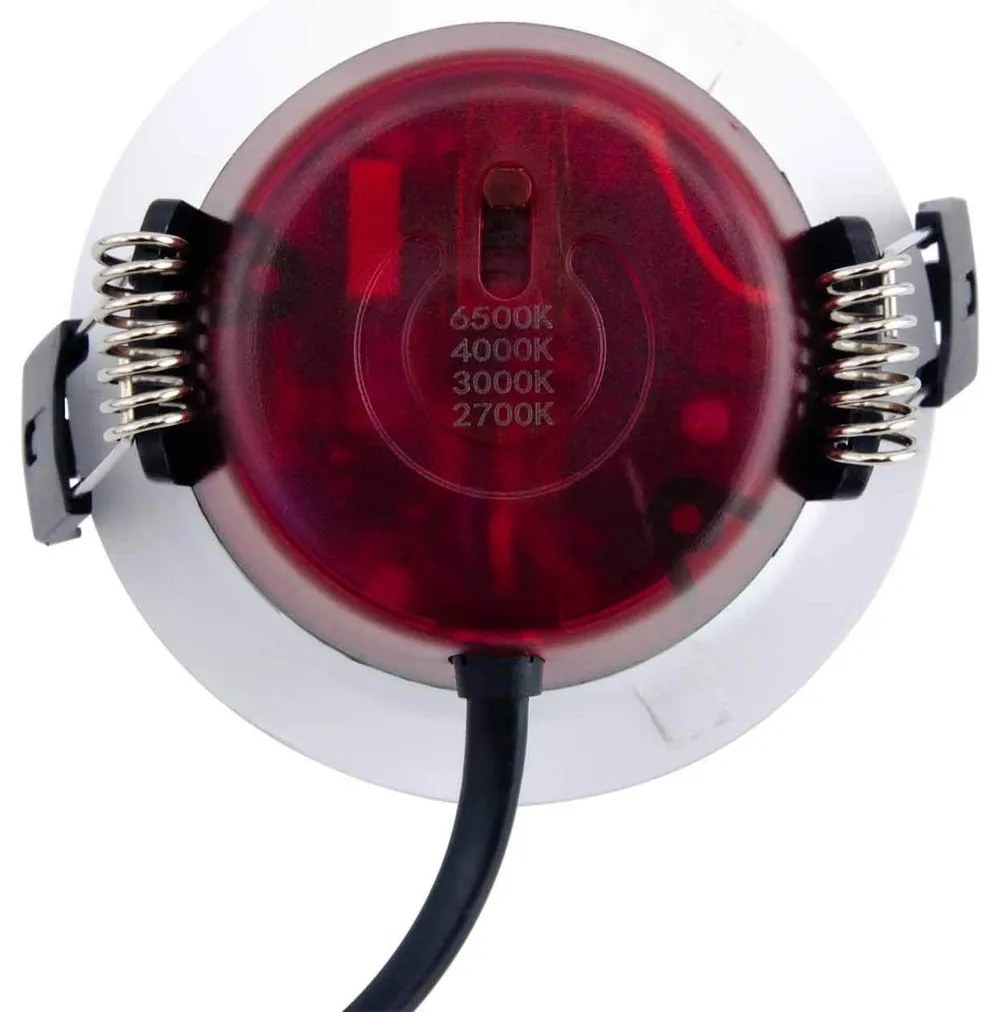 Faro LED da Incasso 8W Foro Ø75mm Bianco IP65 CCT Bianco Variabile Colore Bianco Variabile CCT