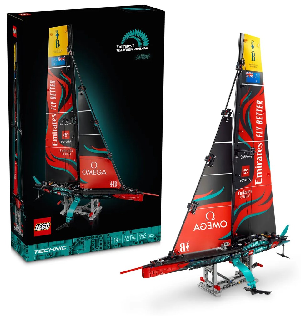 Yacht Emirates Team New Zealand AC75 Lego Technic