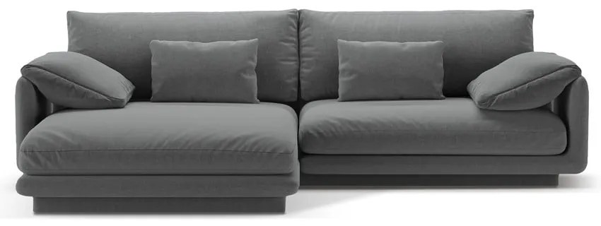 Divano angolare grigio scuro (angolo sinistro) Torino - Micadoni Home