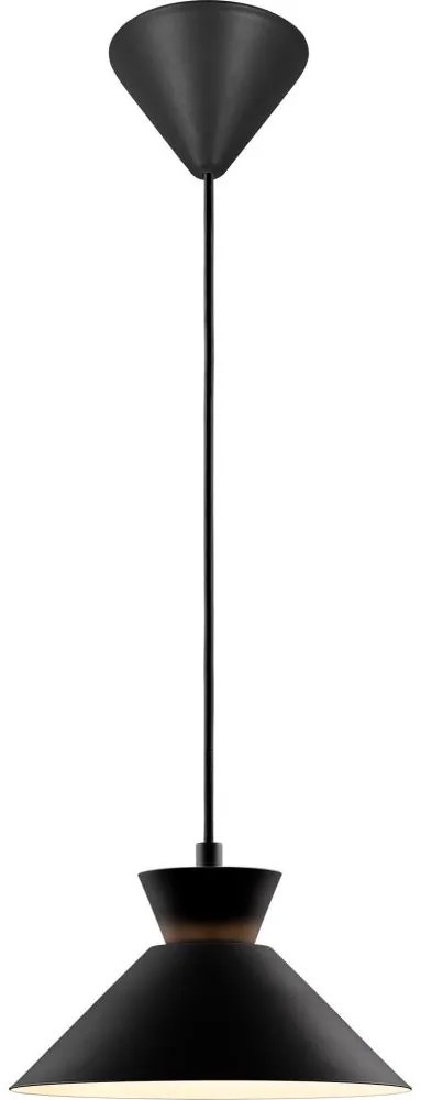 Nordlux - Lampadario a sospensione con filo DIAL 1xE27/40W/230V nero