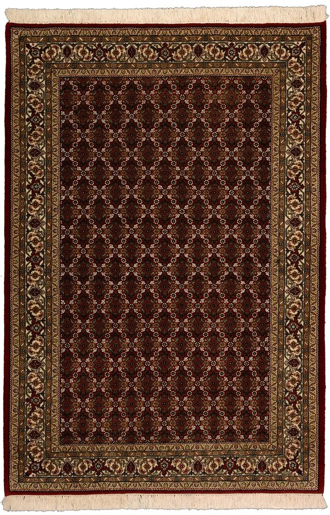 Tabriz Tappeto orientale 120x180 Rosso (Indian) Annodato A Mano