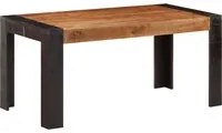 Tavolo da Pranzo 160x80x76 cm in Legno Massello di Mango cod mxl 16718