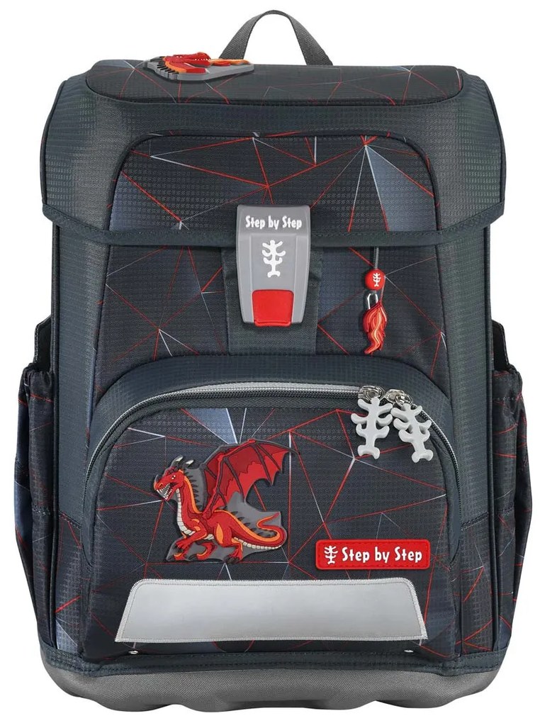 Zaino scuola Step by Step CLOUD, Dragon Drako - set 5 pezzi