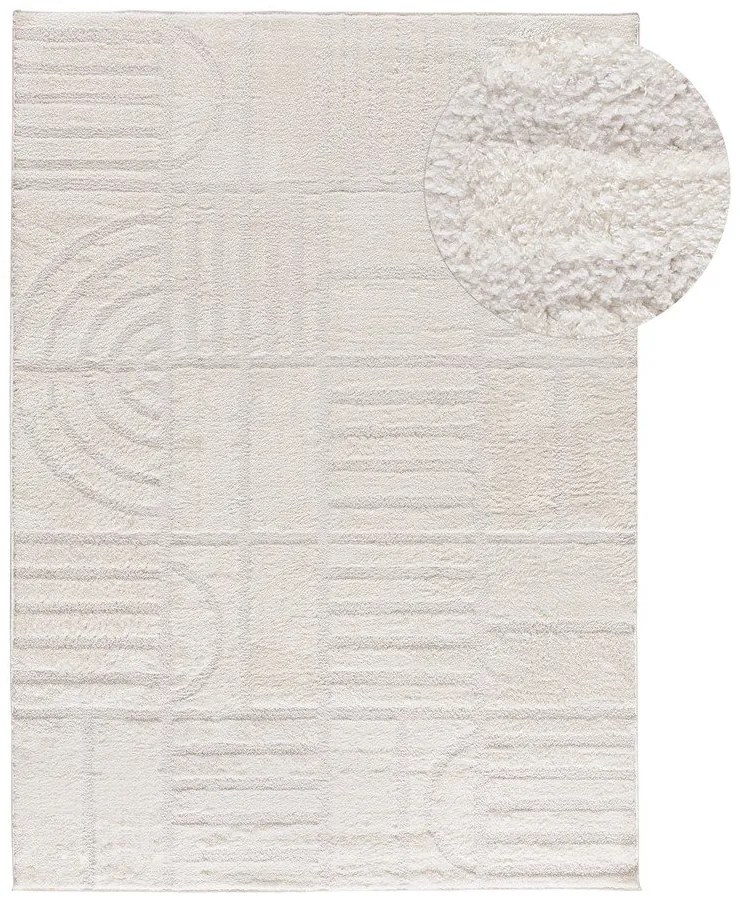 Tappeto crema 160x230 cm Blanche - Universal