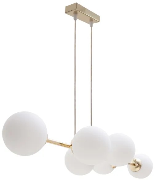 Lampadario a sospensione con filo FIRA 5xE27/60W/230V oro