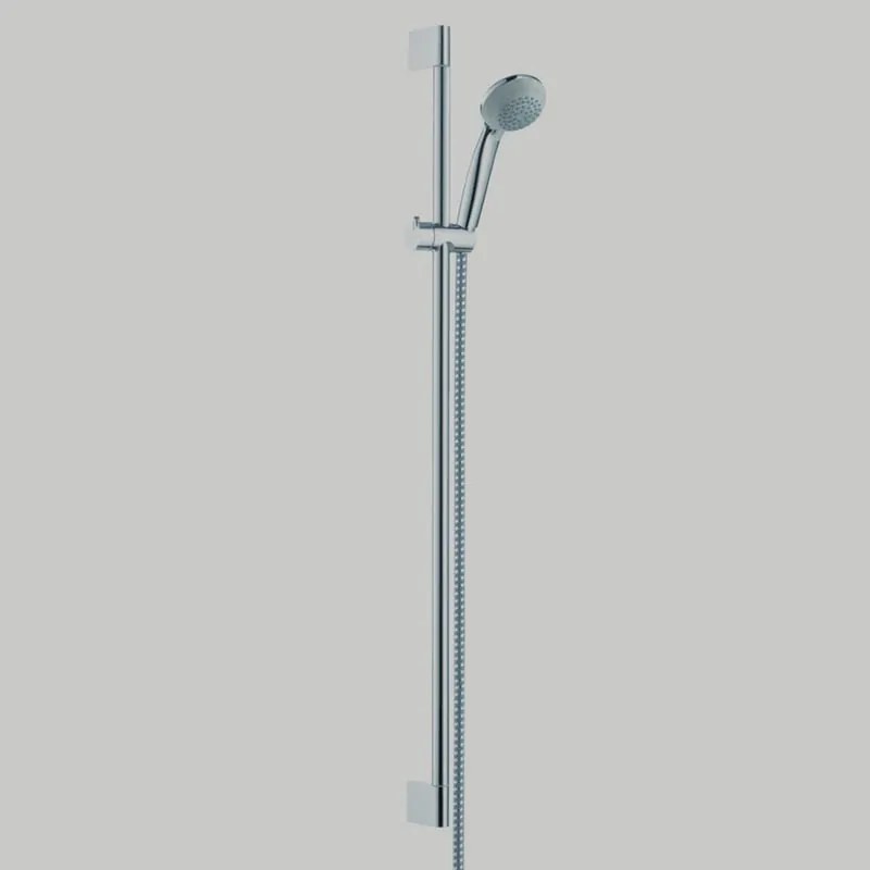 Trio (doccetta, tubo flessibile e supporto) HANSGROHE Crometta 85 in abs cromato anticalcare 2 getti