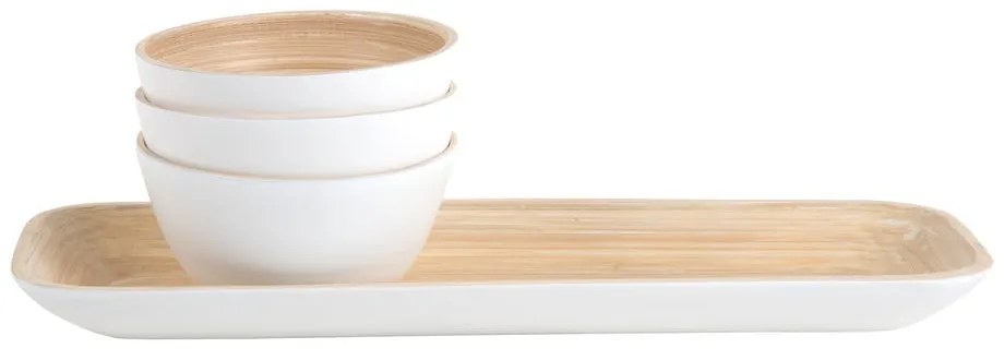 Set da portata in bambù bianco Puro - PT LIVING