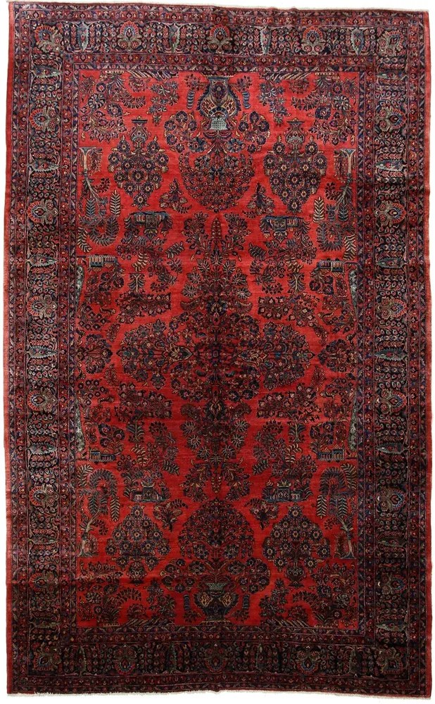 Sarouk Tappeto persiano 500x310 Rosa (Iran) Annodato A Mano