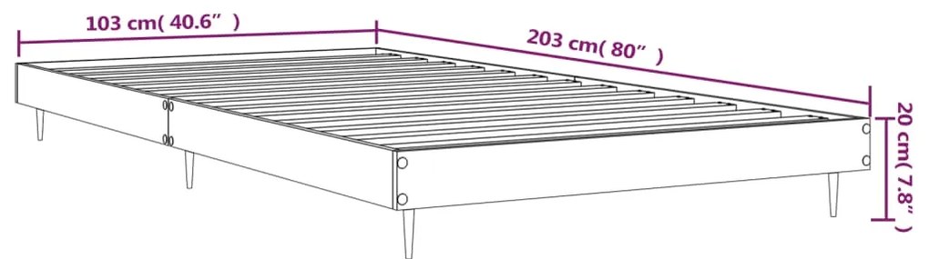 Giroletto Grigio Cemento 100x200 cm in Legno Multistrato