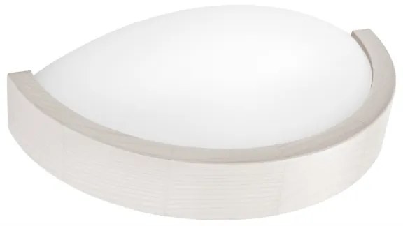 Applique NATURAL SLIM 1xE27/60W/230V pino/bianco