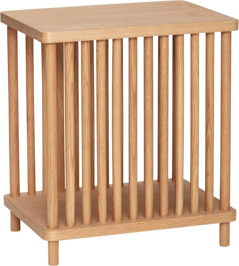 Tavolino con contenitore in rovere naturale 27x37 cm Acorn - Hübsch
